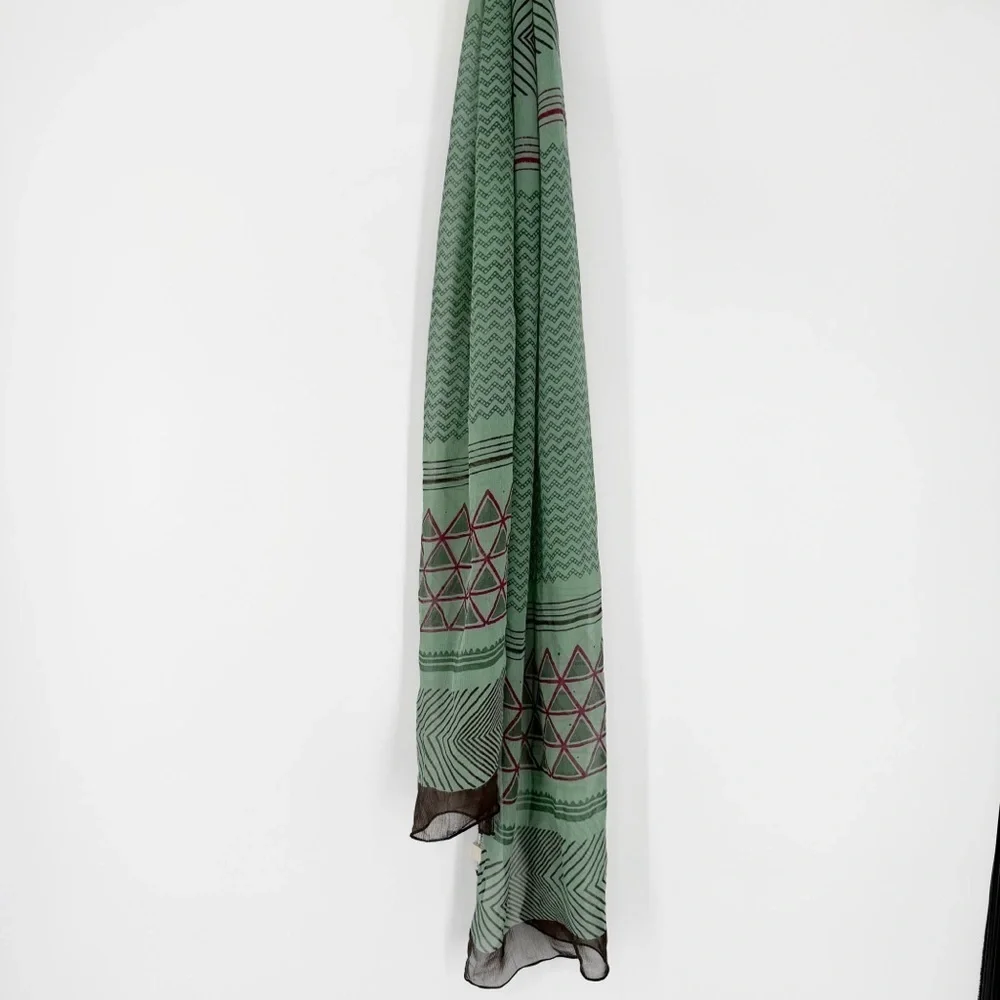 Harshita Silk Japanese Designed Rectangular Scarf